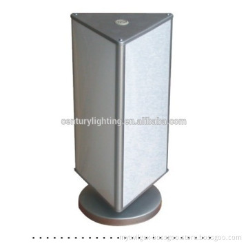 outdoor triangle side rotating light box